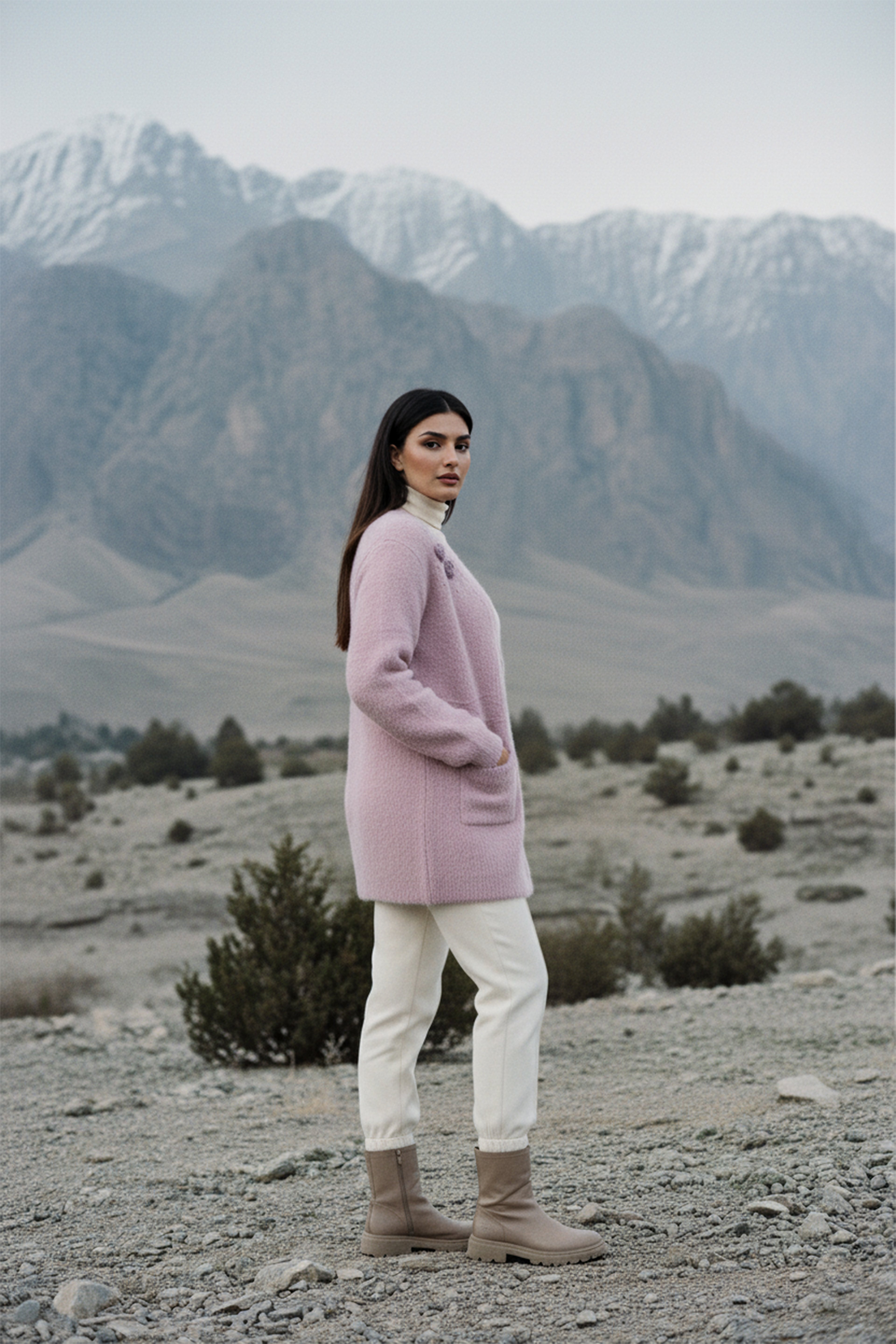 Blush -  Rabit Wool sweater