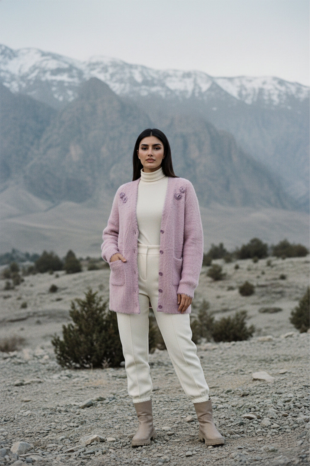 Blush -  Rabit Wool sweater