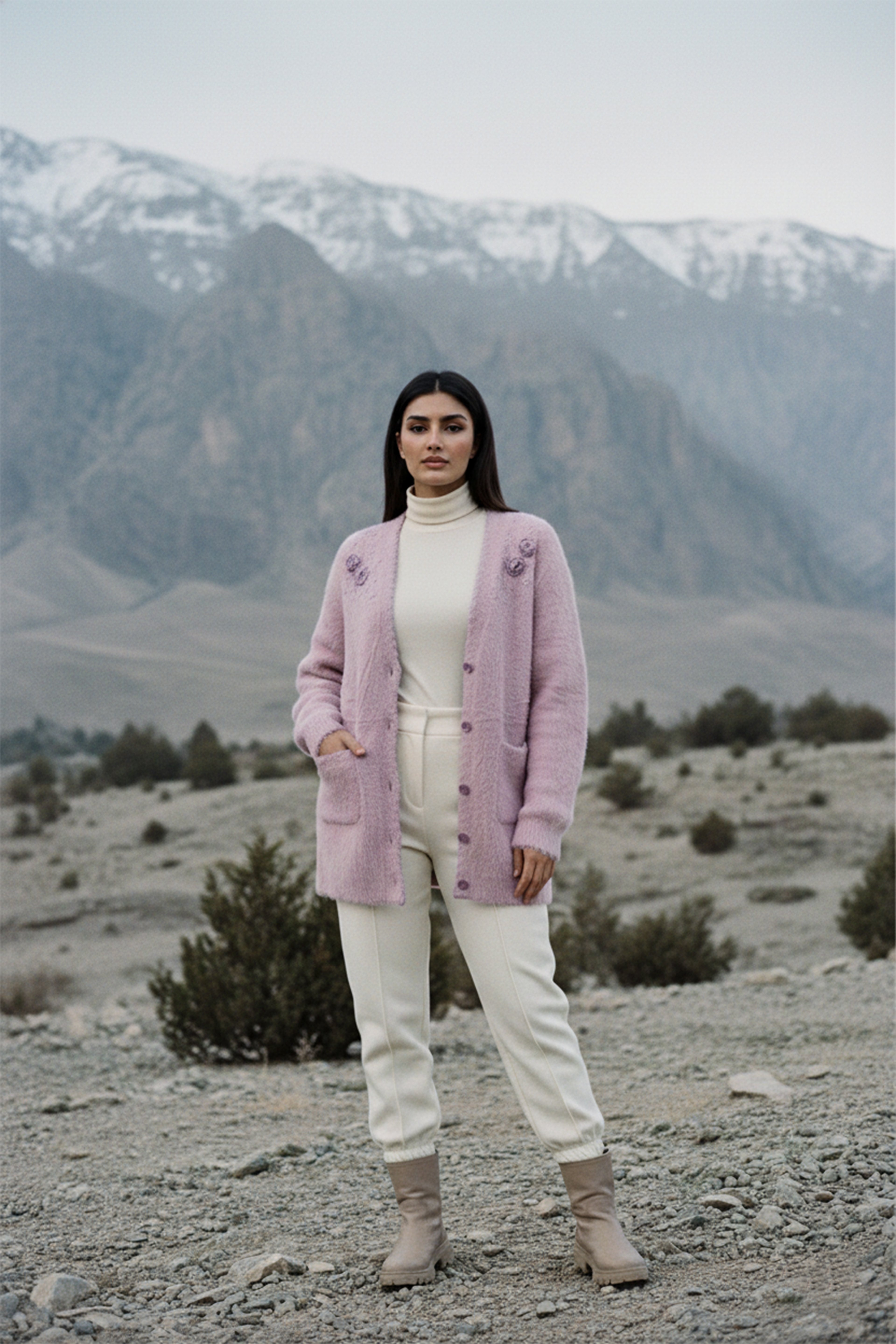 Blush -  Rabit Wool sweater