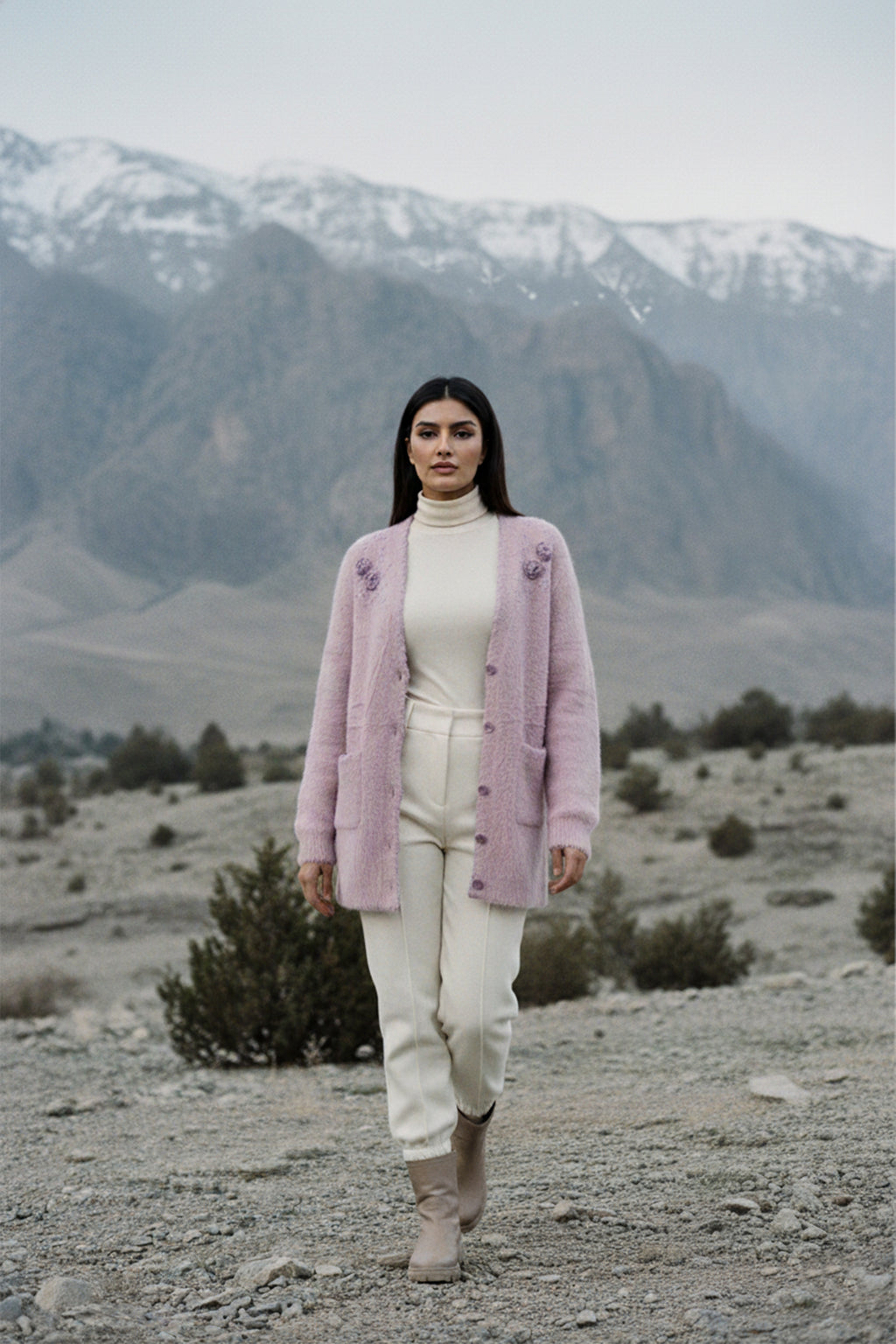 Blush -  Rabit Wool sweater