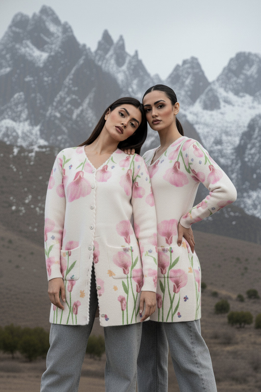 Zarmin - White Woolen Sweater