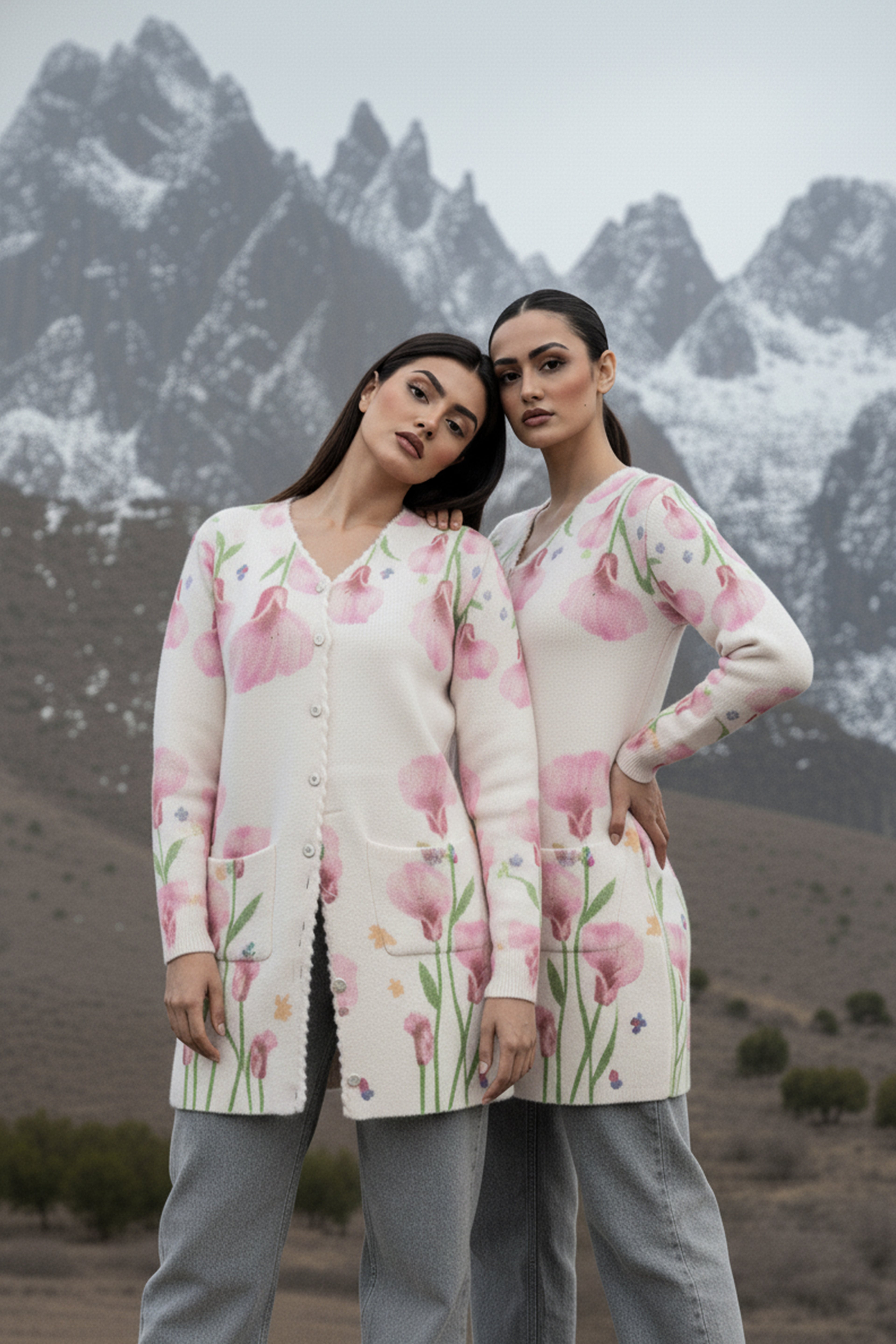 Zarmin - White Woolen Sweater