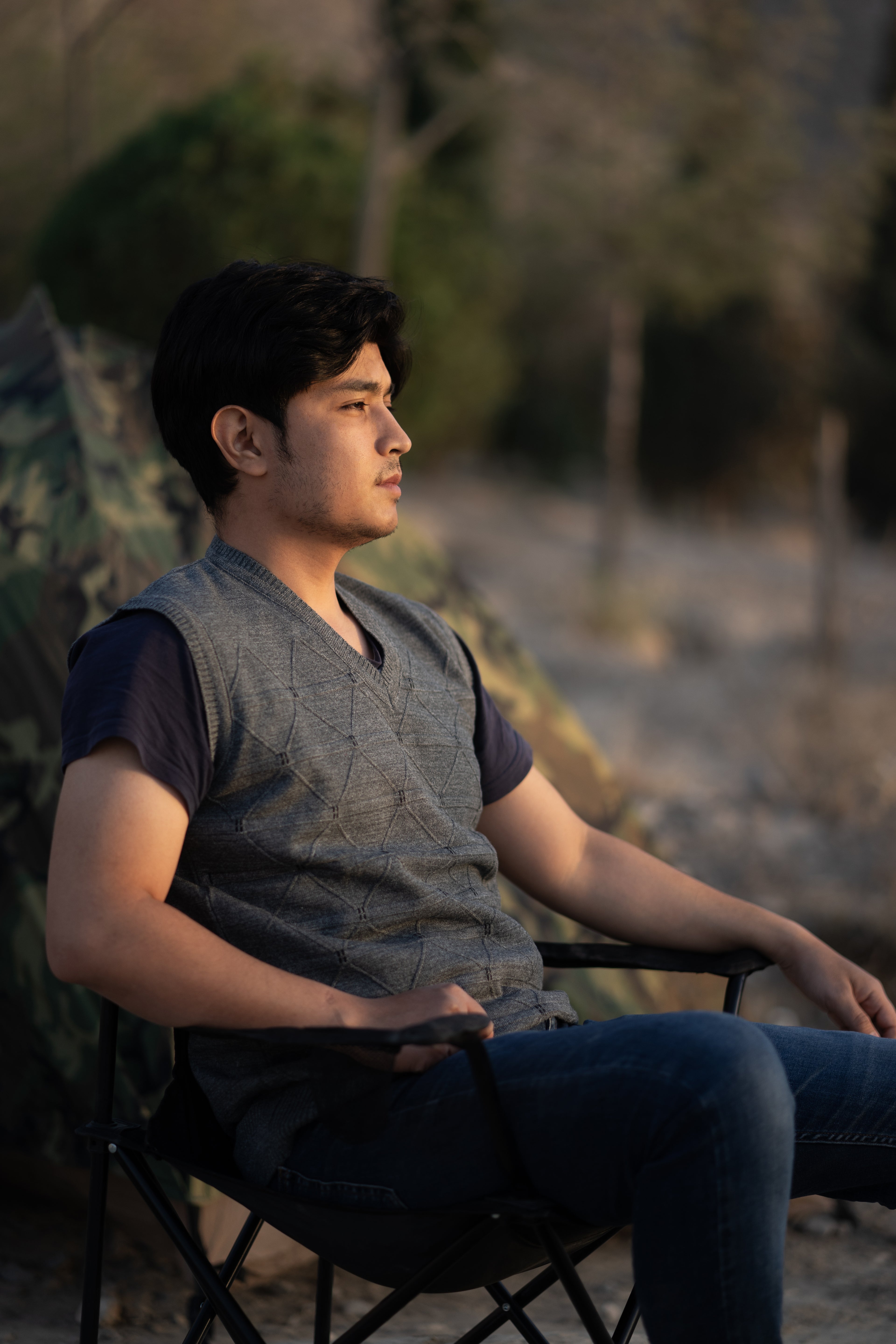 Ghost Grey - Sleeveless Sweater